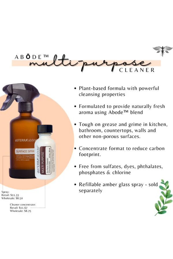 doTERRA Abōde Multi-surface Surface Cleaner with Dispenser - Image 3