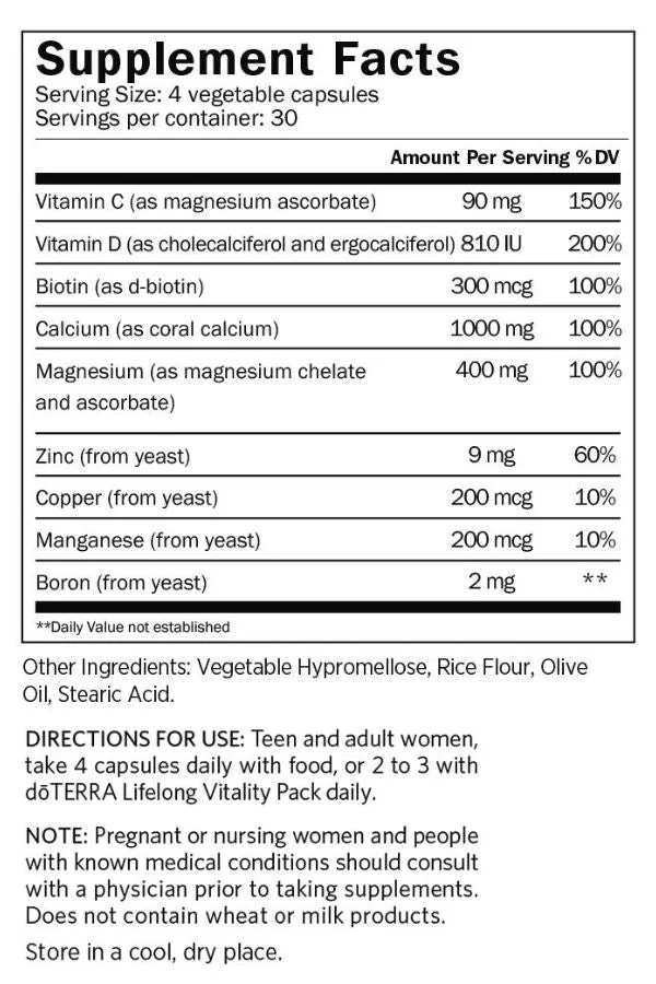 doTERRA Bone Nutrient Lifetime Complex - Image 4