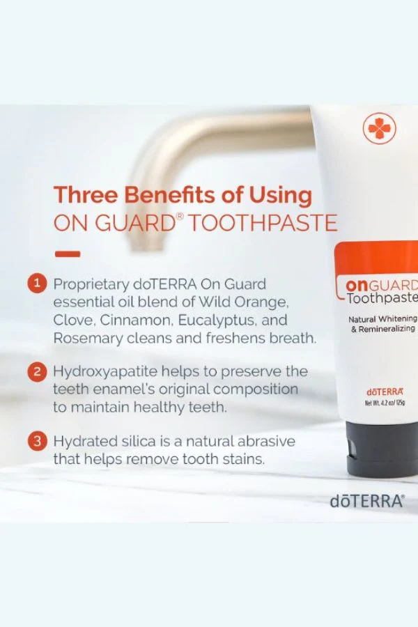 doTERRA On Guard Natural Whitening Toothpaste - Image 4